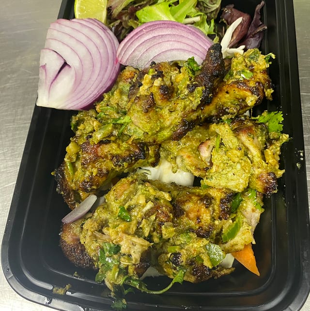Hariyali Kebab.